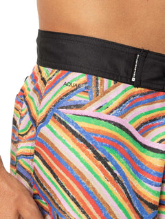 Bermuda Osklen Masculina D'Água Surf Aquaone Ondas Multicolor