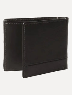 Carteira Calvin Klein Couro Horizontal Logo Floater Recorte Marrom