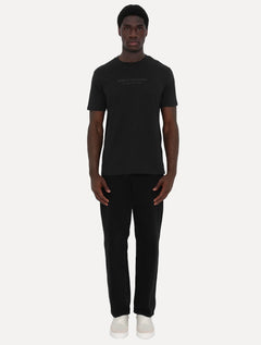 Camiseta Armani Exchange Masculina Milano New York Frontal Logo Preta