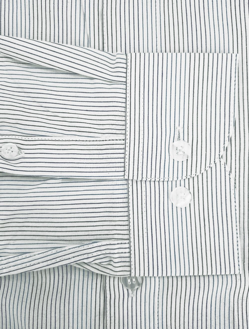 Camisa Ellus Masculina Regular Tricoline Lodge Classic Listrada Branca