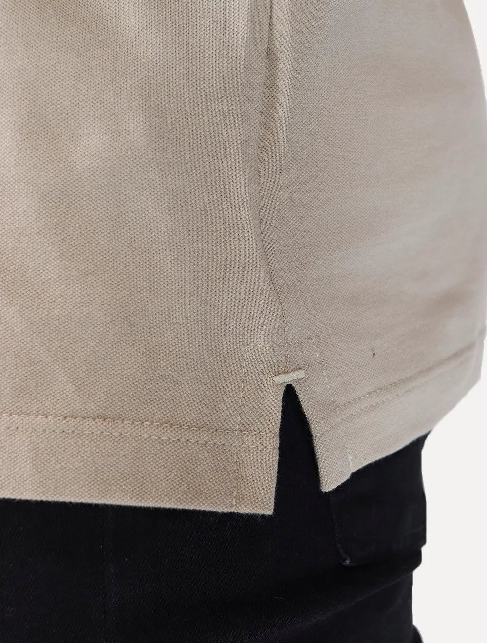 Polo Aramis Masculina Piquet Ziper All Straw Palha