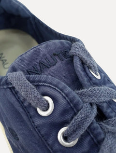 Tênis Nautica Masculino Denim Sailboat Logo Azul Marinho