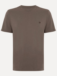 Camiseta Dudalina Masculina Essentials Brown Icon Marrom