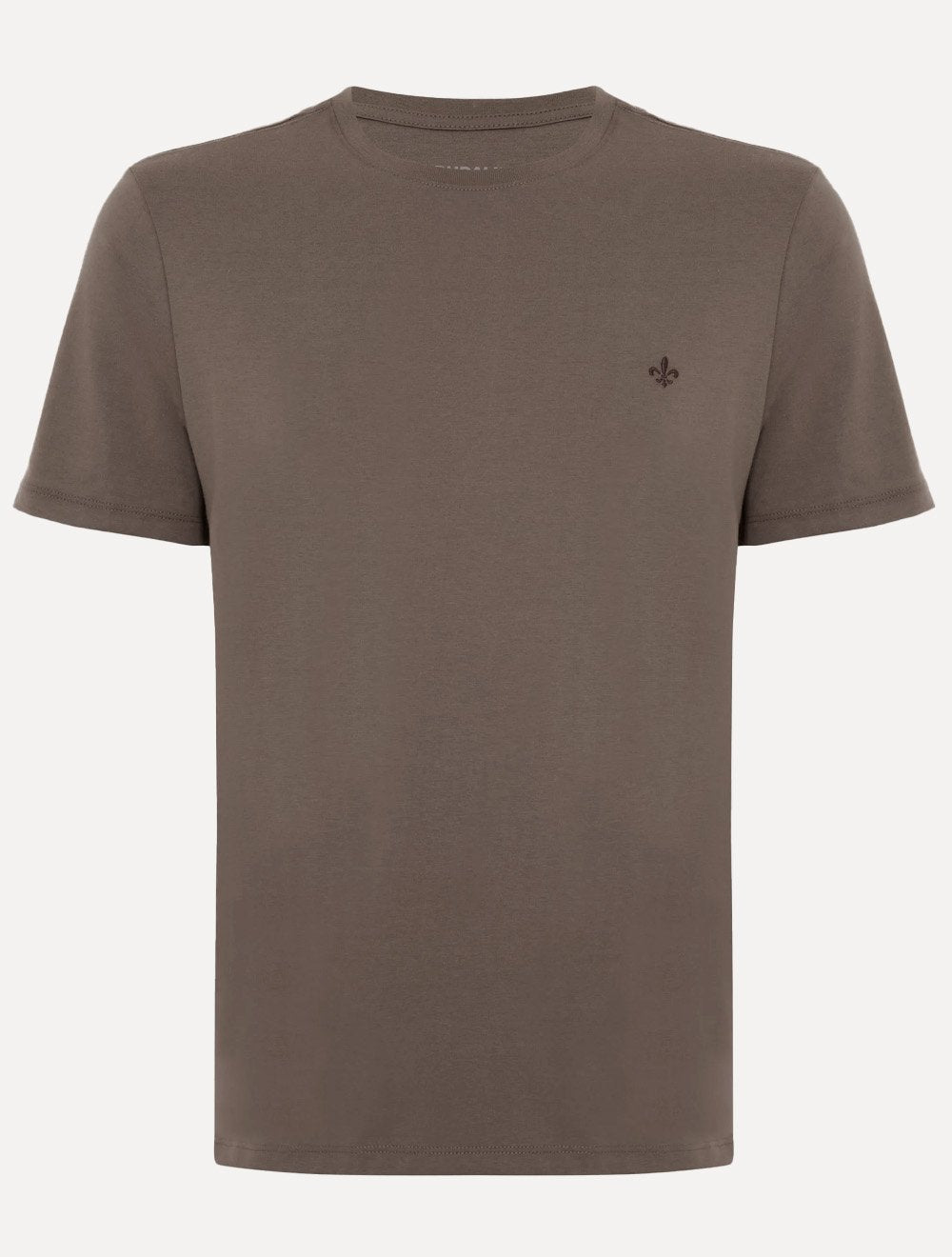 Camiseta Dudalina Masculina Essentials Brown Icon Marrom