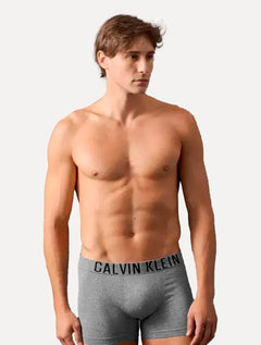 Cueca Calvin Klein Trunk Intense Power Seamless Eco Cinza Mescla