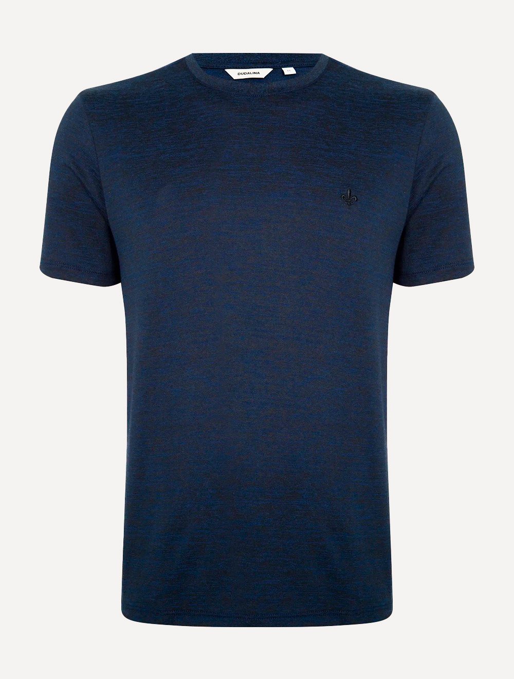 Camiseta Dudalina Masculina Flame Bicolor Azul Marinho