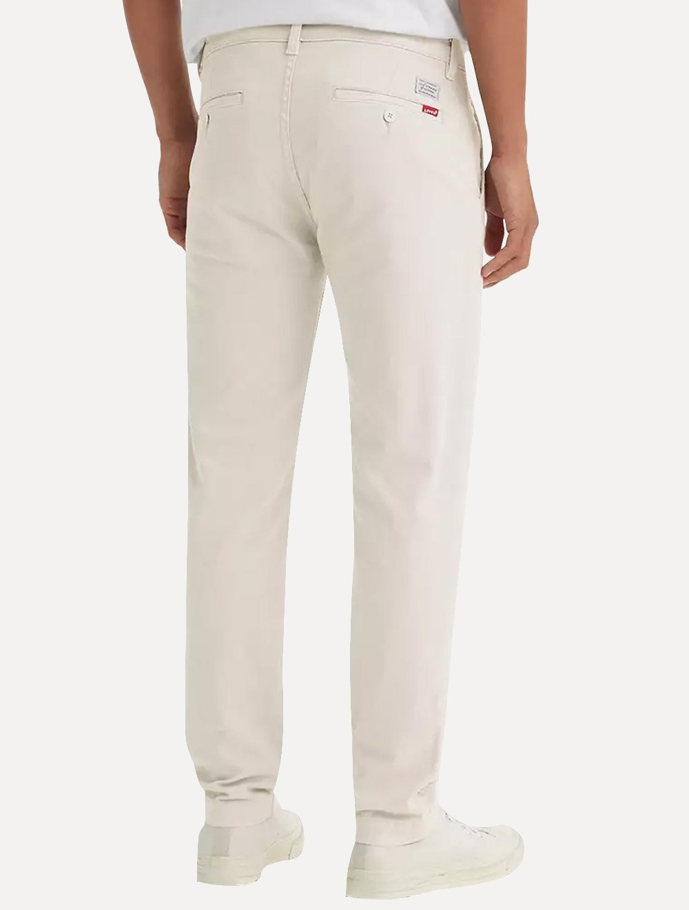 Calça Levis Masculina de Sarja Slim Taper XX Chino Off White