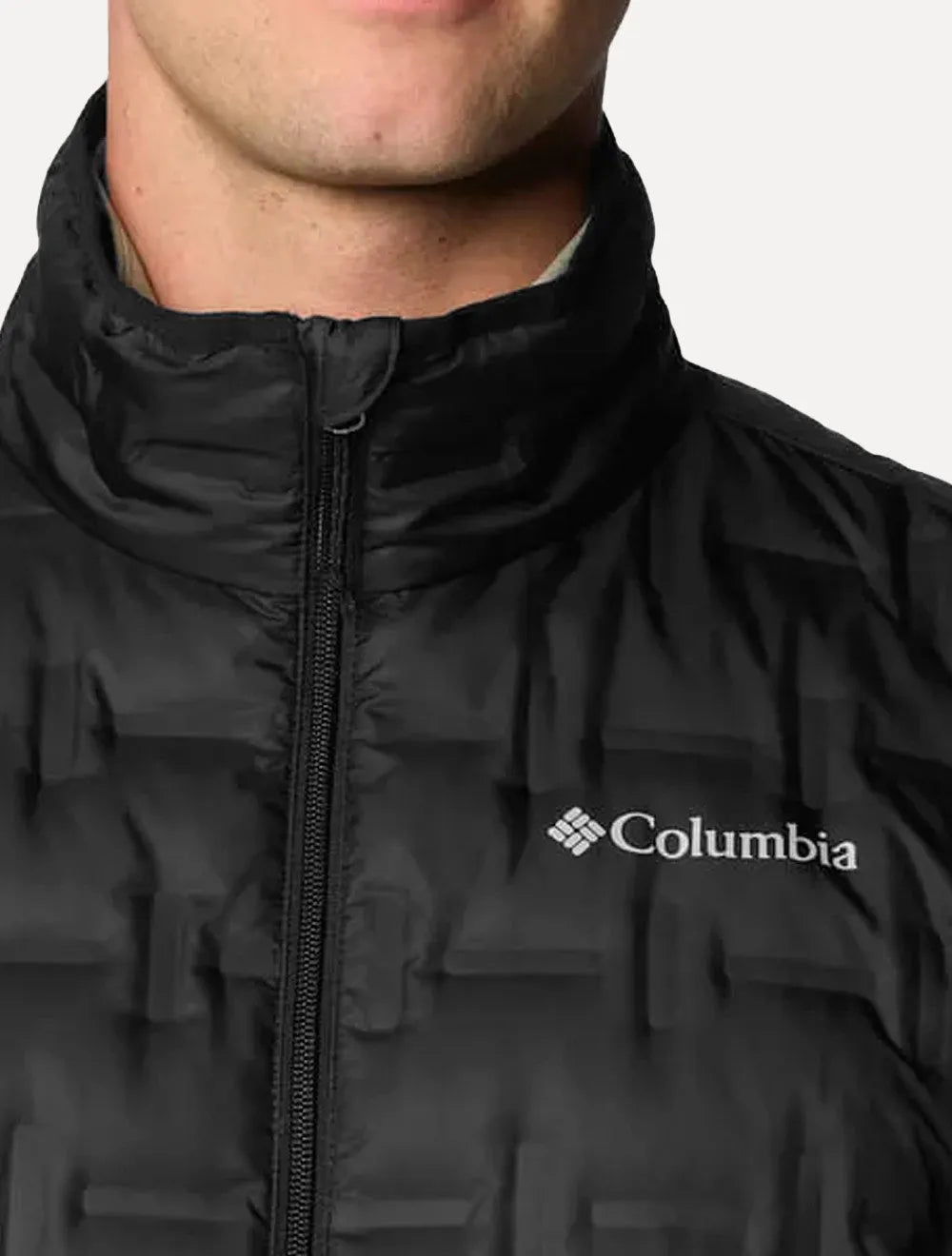 Jaqueta Columbia Masculina Delta Ridge II Down Sem Capuz Preta 