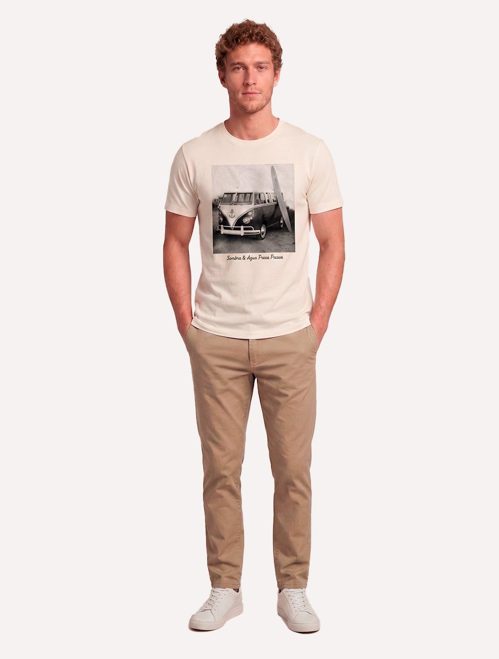 Camiseta Reserva Masculina Kombi Mono Off White