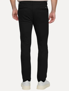 Calça King & Joe Sarja Masculina Slim Preta