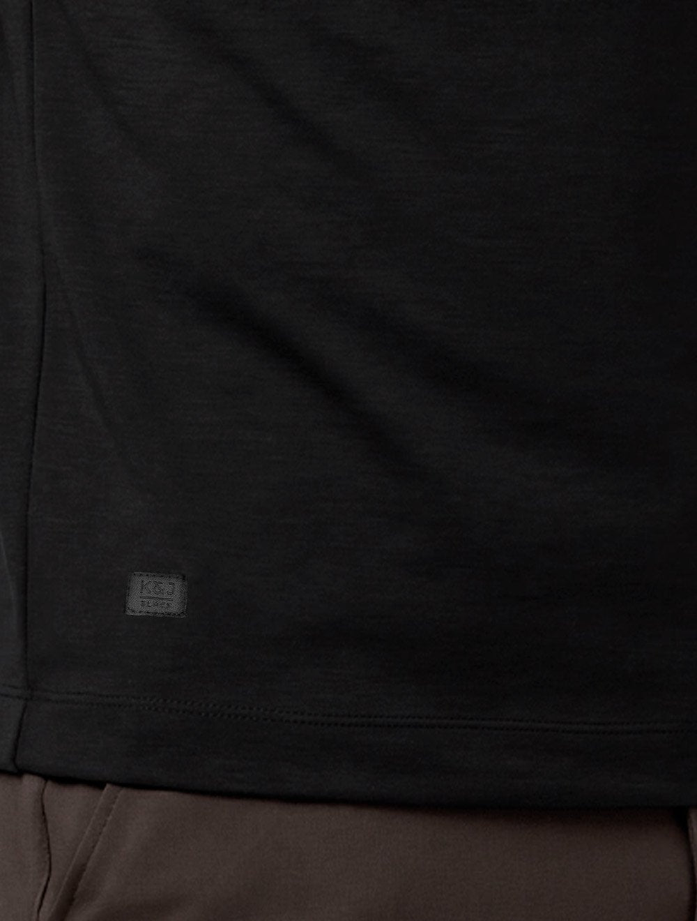 Camiseta K&J Black Travel Pack Tech Anti Odor Preta