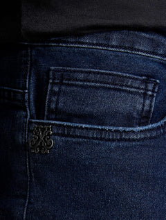 Calça John John Jeans Masculina Straight Cartagena Azul Escuro