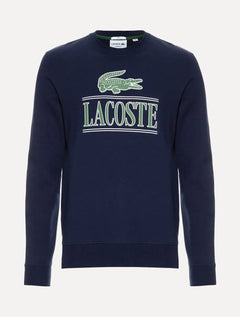 Moletom Lacoste Masculino Cotton Plush Branded Jogger Azul Marinho