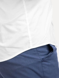 Camisa Ralph Lauren Masculina Slim Office Mono Stretch Branca