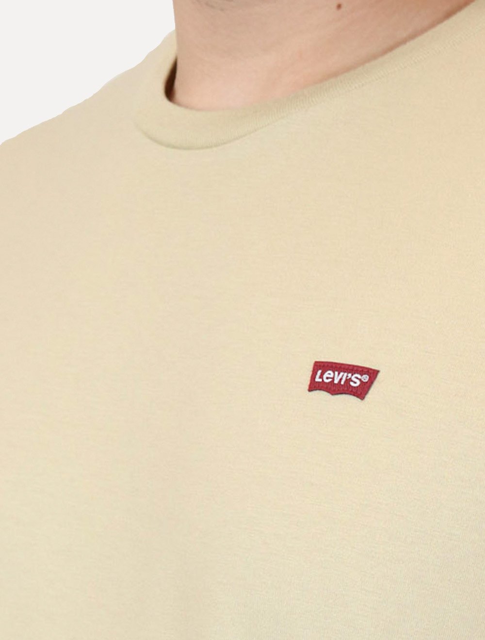 Camiseta Levis Masculina Classic SS Original HM Cáqui Claro