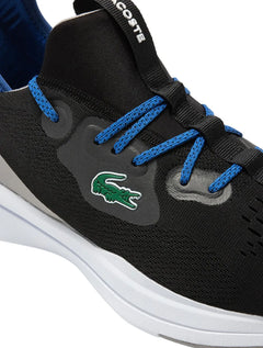 Tênis Lacoste Masculino Run Spin Comfort Blk/Blu Preto