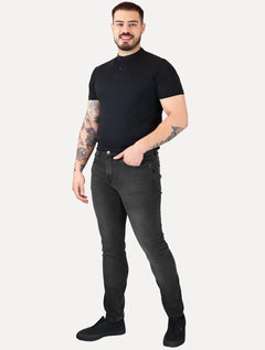 Calça Tommy Jeans Masculina Slim Scanton Stoned Preta
