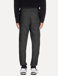 Calça Calvin Klein Jeans Masculina Moletom Side New Logo Grafite Mescla