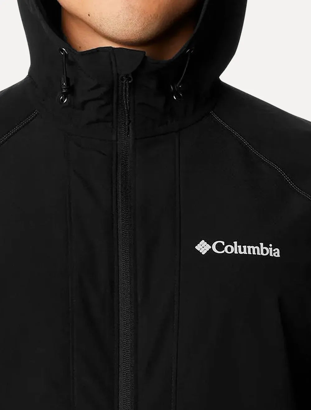 Jaqueta Columbia Masculina Tall Heights II Hooded Softshell Preta