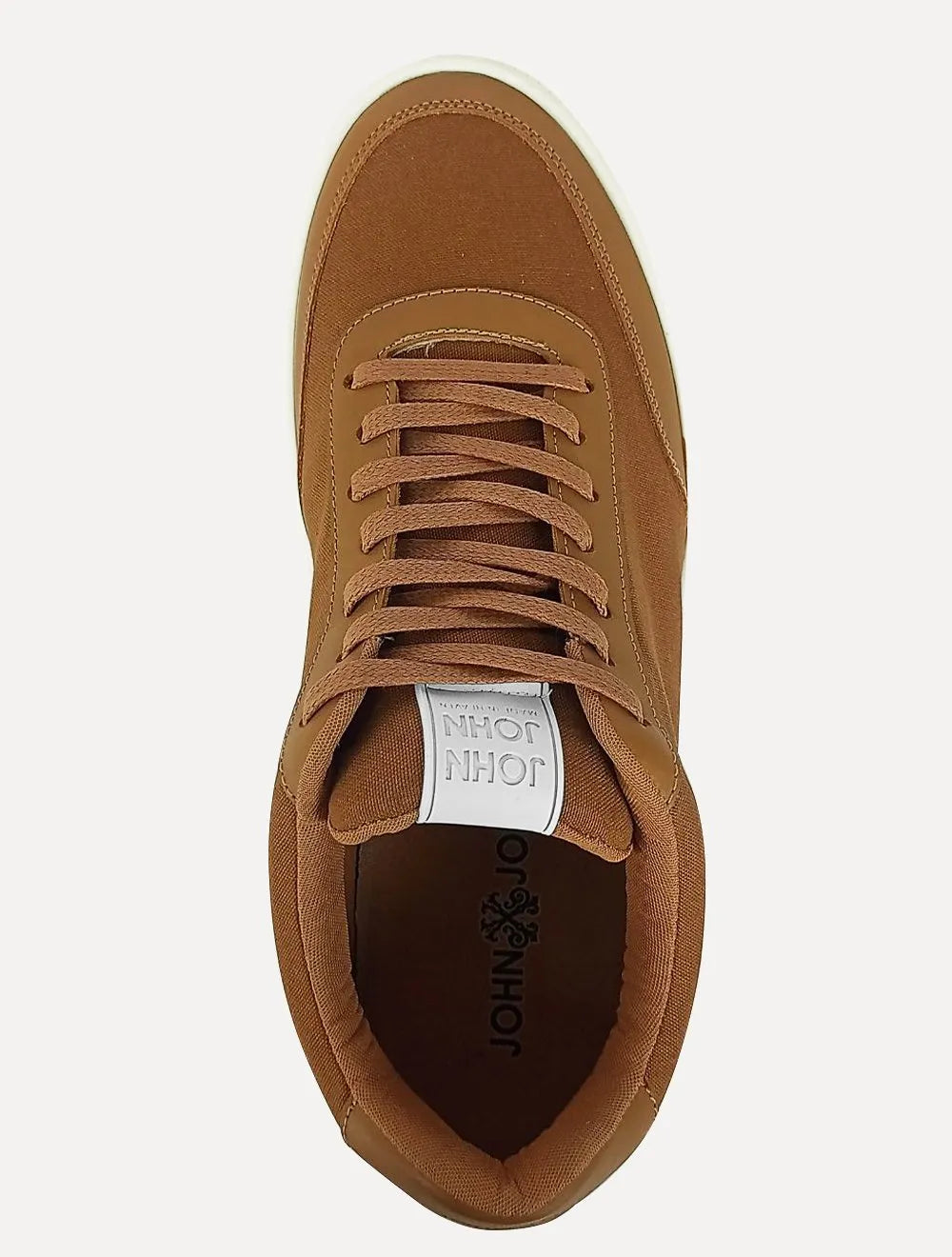 Tênis John John Masculino Nobuck Amsterdam Caramelo
