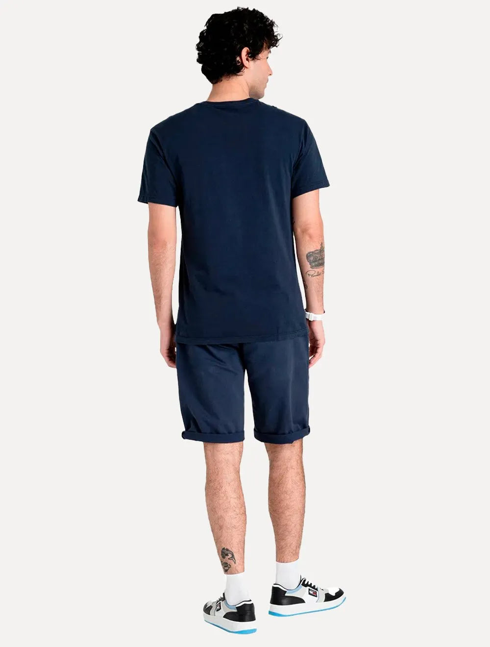 Camiseta Tommy Jeans Masculina Chest Logo Tee Azul Marinho