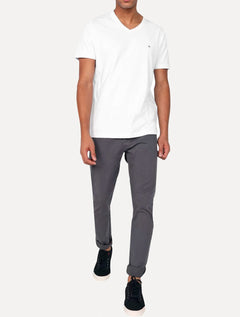 Camiseta Aramis Masculina Basic V-Neck Branca