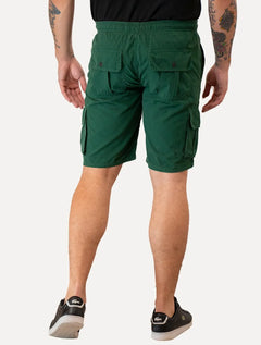 Bermuda Lacoste Masculina Cotton Cargo Pockets Verde