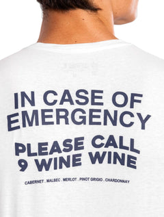 Camiseta Sergio K Masculina Please Call 9 Branca