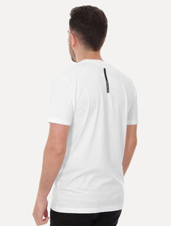 Camiseta Calvin Klein Jeans Masculina Gola V Dark Square Branca