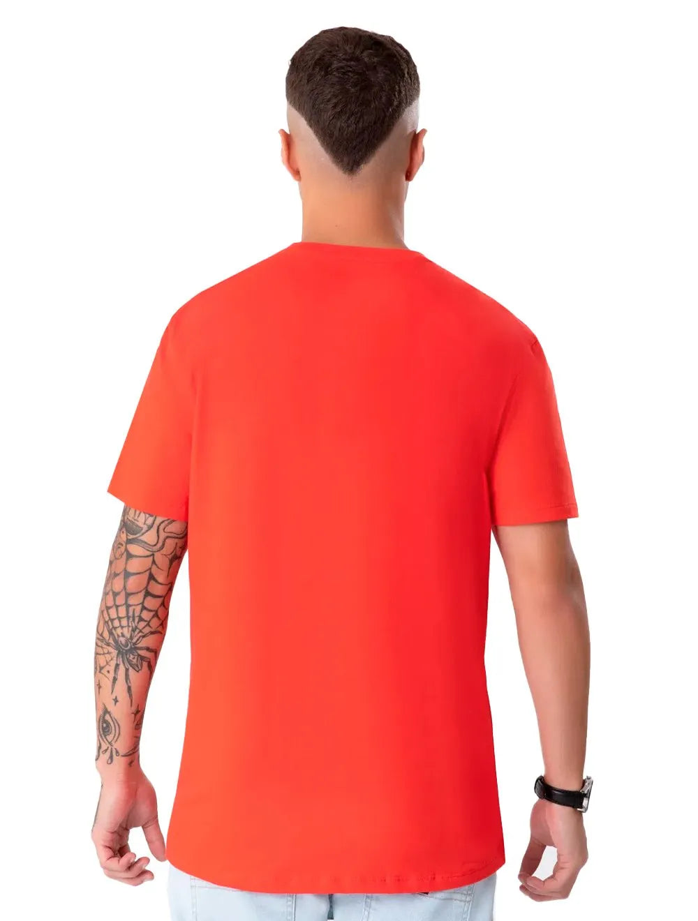 Camiseta Tommy Jeans Masculina Embroidered Signature Vermelha