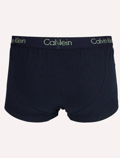 Cueca Calvin Klein Low Rise Trunk Green Azul Marinho C12.01 AZ08 1UN