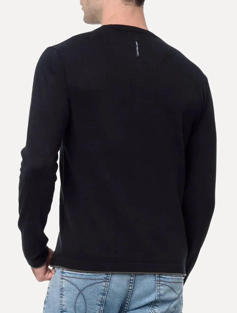Moletom Calvin Klein Jeans Masculino Gel Reissue Stripe Preta