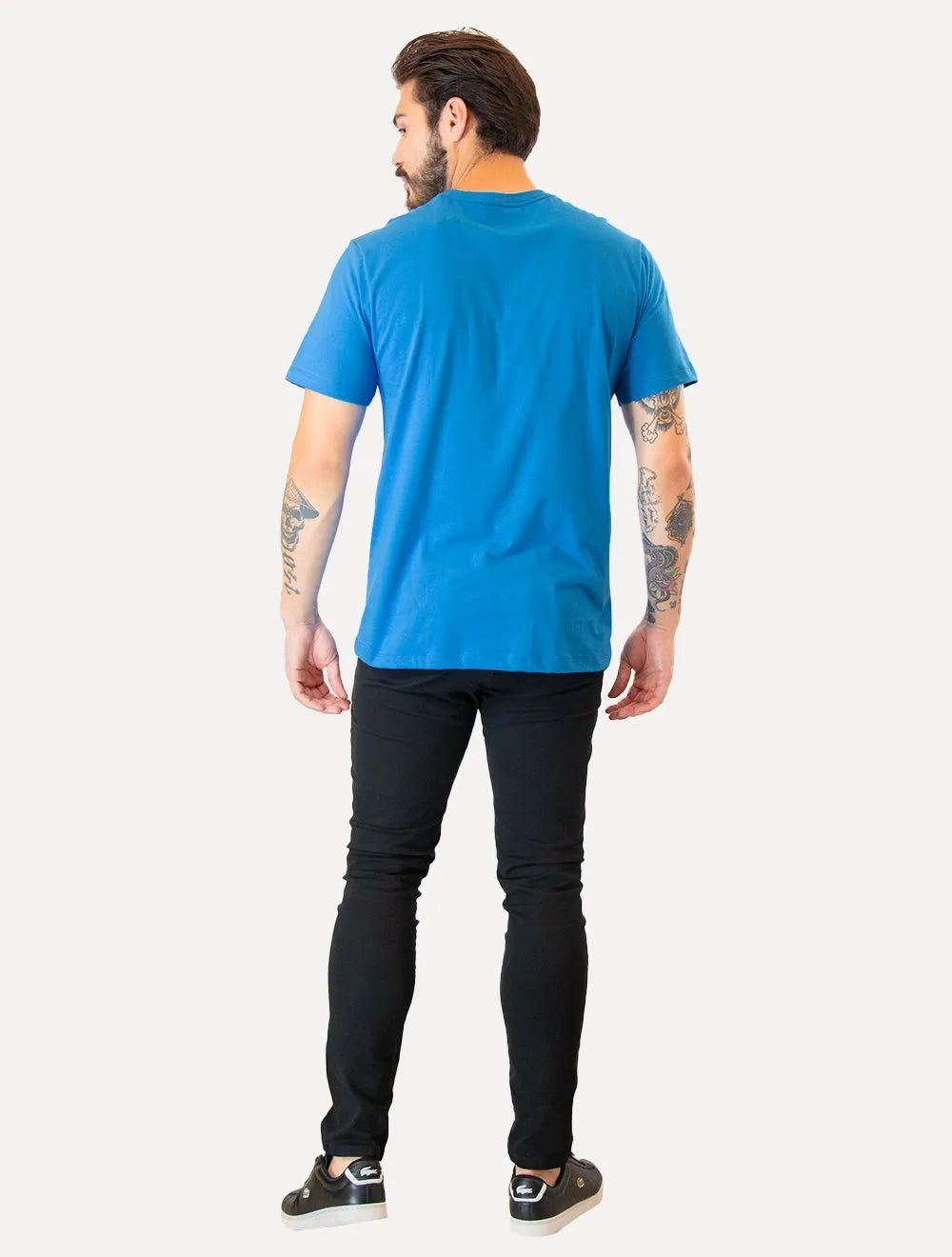Camiseta Tommy Jeans Masculina Chest Logo Tee Azul