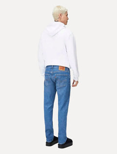 Moletom Levis Masculino Canguru Batwing Com Capuz Branco