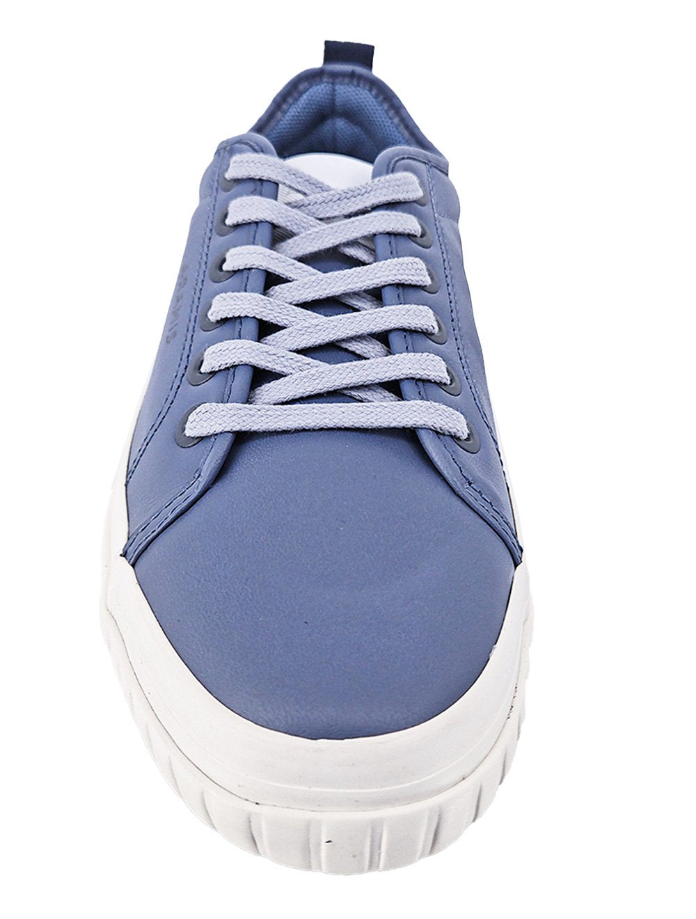 Tênis Aramis Masculino Couro Recortes Deep Leather Azul Índigo