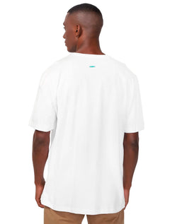 Camiseta Forum Masculina New Box Court Print Branca