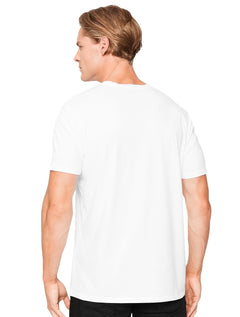 Camiseta Guess Masculina Full Navy Logo Print Branca