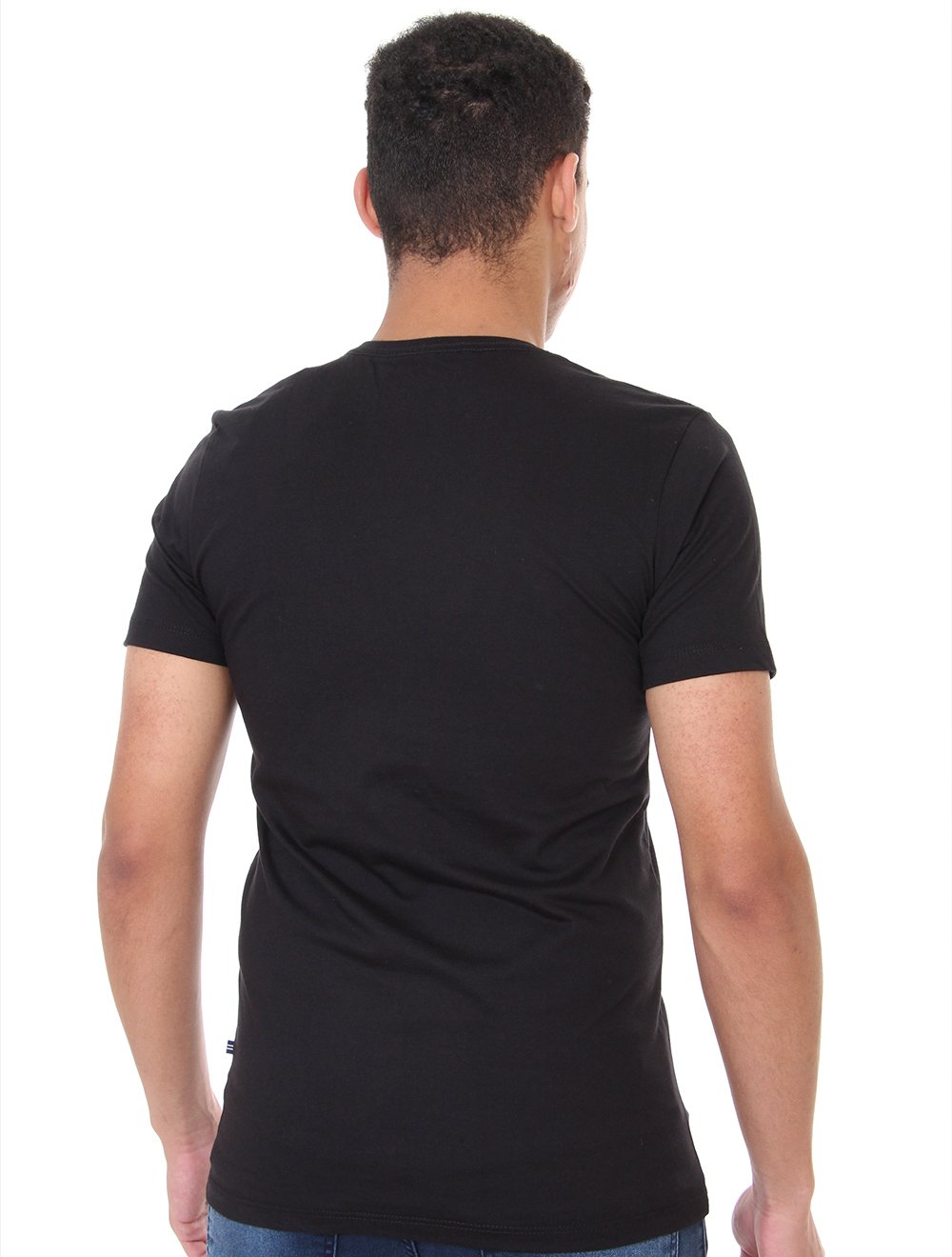 Camiseta Nautica Masculina Purple Logo Graphic Preta