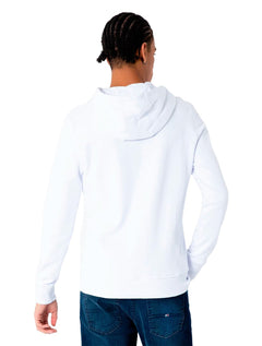 Moletom Tommy Jeans Masculino Regular Hoodie Essential Graphic Branca