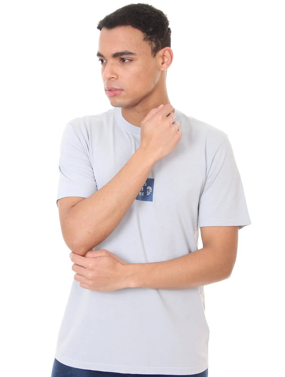 Camiseta John John Masculina Rx Rockers Cinza Claro