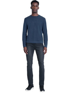 Suéter Aramis Masculino Tricot Crewneck Azul Escuro