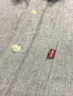 Camisa Levis Masculina Standard One Pocket Cinza Mescla