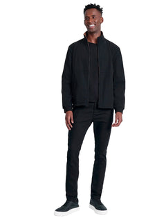 Jaqueta Aramis Masculina Nylon Dupla Face Brown Liquid Repeller Preta