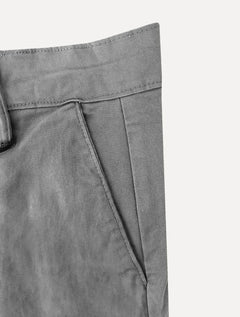 Calça Tommy Hilfiger Masculina de Sarja Brooklyn Cinza