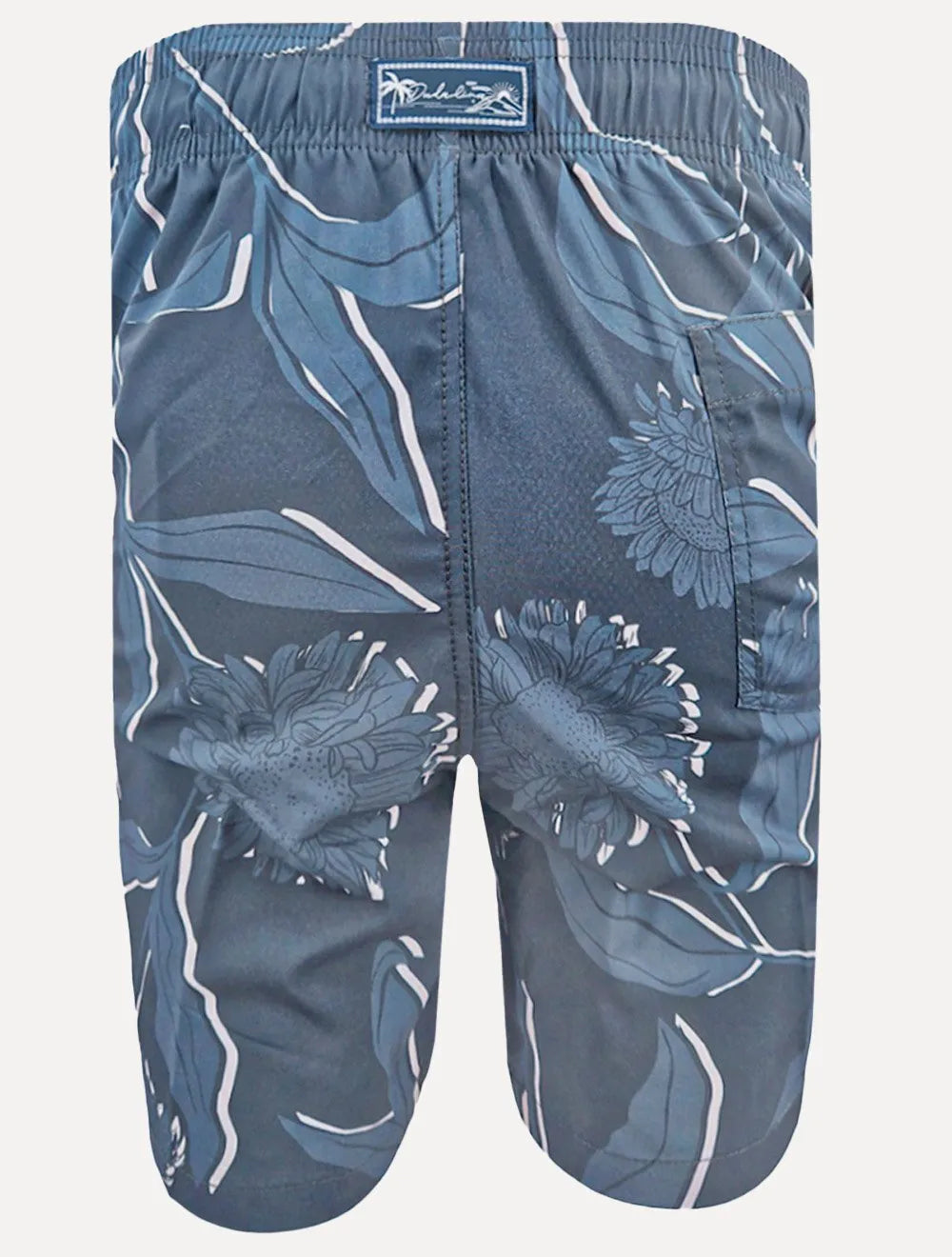 Short Dudalina Masculino D'Água Boxer Estampado Azul Marinho