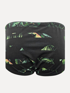 Sunga Calvin Klein Swimwear Listras Folhagem Vertical Verde Escuro