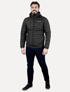 Jaqueta Columbia Masculina Silver Falls II Hooded Preta