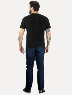Camiseta Calvin Klein Jeans Masculina Logo Retângulo Since 1978 Preta