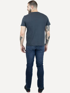 Camiseta Ellus Masculina Cotton Fine Duocolor Classic Azul Marinho