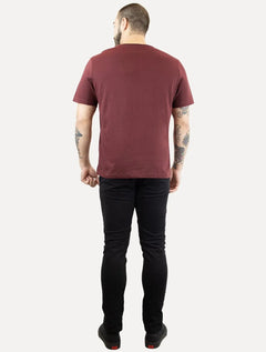 Camiseta Individual Comfort Pima Soft Touch Logo Bordô